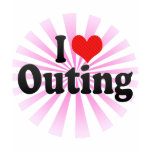 I Love Outing t-shirts
