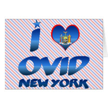 I love Ovid, New York Greeting Cards