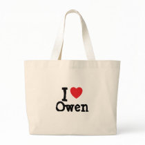 I love Owen heart custom personalized bags by funnycustomtshirts I love Owen heart custom personalized bags