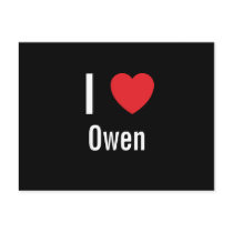 I love Owen postcards