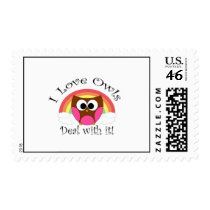 I love owls deal with it stamps