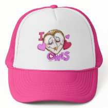 I love Owls Trucker Hats