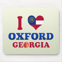 I Love Oxford, Georgia Mouse Pads