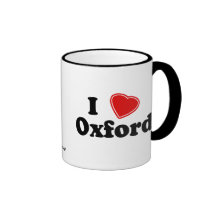 I Love Oxford Mugs