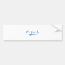 I Love Oxford North Carolina Bumper Sticker