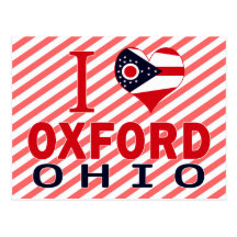 I love Oxford, Ohio Post Cards