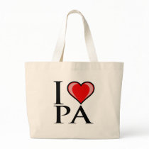 I Love PA - Pennsylvania Tote Bag