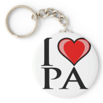 I Love PA - Pennsylvania Key Chain