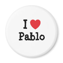 I love Pablo heart custom personalized magnets by funnycustomtshirts I love Pablo heart custom personalized magnets