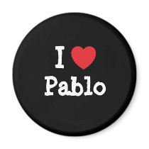 I love Pablo heart custom personalized magnets by funnycustomtshirts I love Pablo heart custom personalized magnets