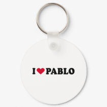 I LOVE PABLO keychains by heartshirts I LOVE PABLO keychains