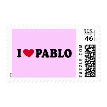 I LOVE PABLO postage by heartshirts I LOVE PABLO postage