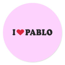 I LOVE PABLO stickers by heartshirts I LOVE PABLO stickers