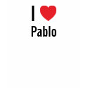 I love Pablo t-shirts by funnycustomtshirts I love Pablo t-shirts