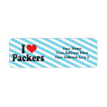 I Love Packers Return Address Labels