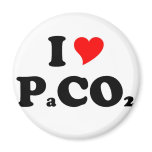 I Love PaCO2 Magnets