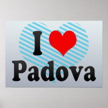 I Love Padova, Italy Print