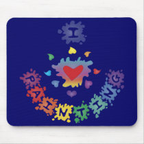 I Love Painting mousepads