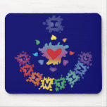 I Love Painting Mouse Mat