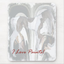 I Love Paints Mousepad