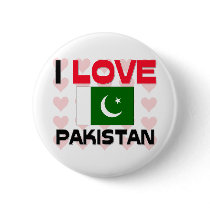 I Love Pakistan buttons
