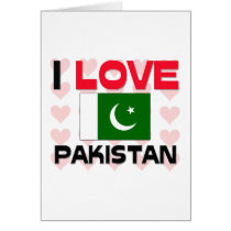 I Love Pakistan Cards