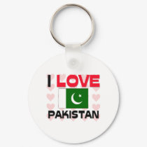 I Love Pakistan keychains