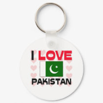 I Love Pakistan keychains