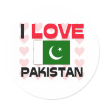 I Love Pakistan stickers