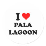 I Love Pala Lagoon Samoa Stickers