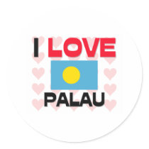 I Love Palau stickers