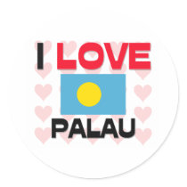 I Love Palau stickers