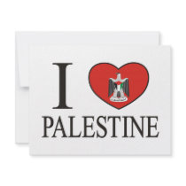 I Love Palestine invitations by EthnoShirts I Love Palestine invitations