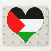 I Love Palestine Mouse Pad