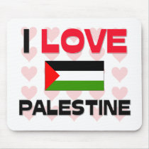 I Love Palestine mousepads