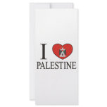 I Love Palestine Rack Card Design