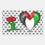 I love Palestine Stickers