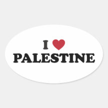 I Love Palestine Stickers