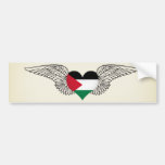 I Love Palestine -wings Bumper Stickers