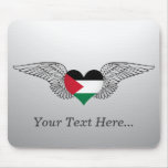 I Love Palestine -wings Mousepads