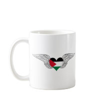 I Love Palestine -wings Coffee Mug