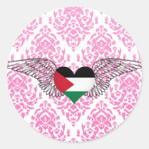 I Love Palestine -wings Stickers