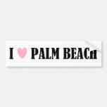 I LOVE PALM BEACH BUMPER STICKER