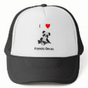 I Love Panda Bears hats by towalj I Love Panda Bears hats