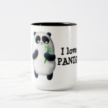 I love Panda Coffee Mug