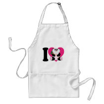 I Love Pandas Apron