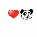 This panda is too cute. Who wouldn't love such an adorable face? Here's a great design for panda lovers around the world. Help protect our pandas with this panda support design, available on t-shirts, hats, stickers, magnets and more.