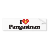 I Love Pangasinan bumper stickers