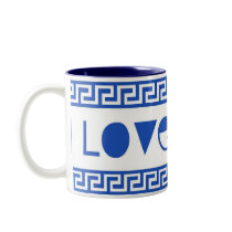 I LOVE PAPOUGREEK KEY mugs by Jill311 I LOVE PAPOUGREEK KEY mugs