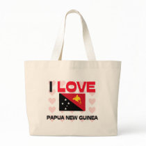 I Love Papua New Guinea bags